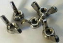 A2 Stainless Steel Wing Nuts To Fit Our Stainless Bolts & Studding M3/4/5/6/8mm