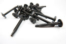 BLACK SELF DRILLING CAR INTERIOR PANEL SCREWS - SELF TAPPING ZINC