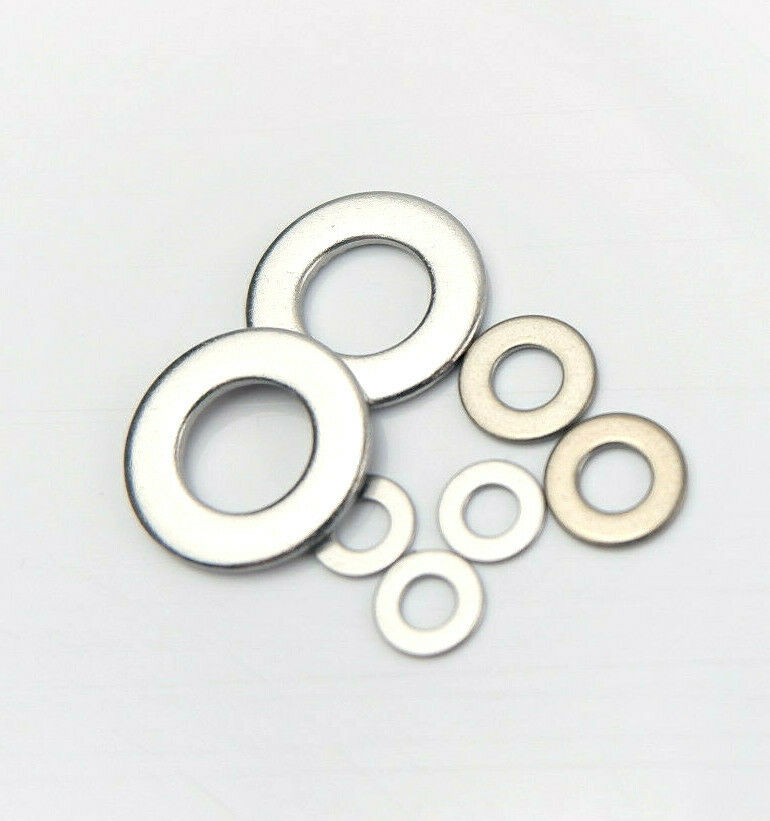 580 pcs A2 Stainless Steel form a washer kit set M3 M4 M5 M6 M8 M10 4mm 5mm 6mm