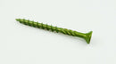 TIMco GREEN DECKING SCREWS 4.5 x 50mm COATED POZI COUNTERSUNK CSK EXTERIOR PZ2