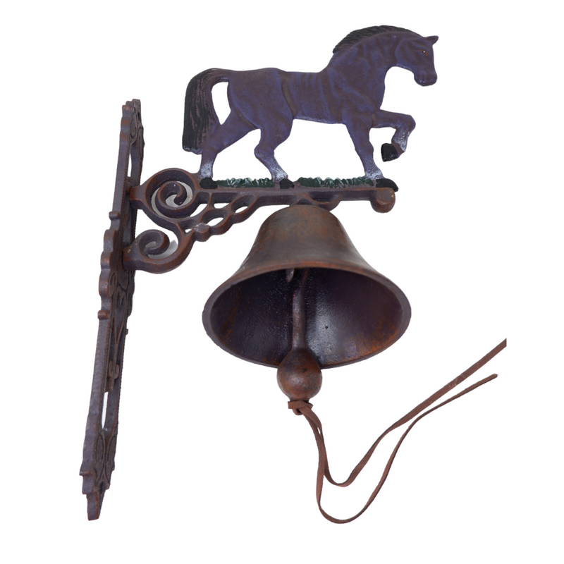 Cast Iron Doorbell Wall Mounted Welcome Tractor Horse Pig Dog Motorbike Hen Bell