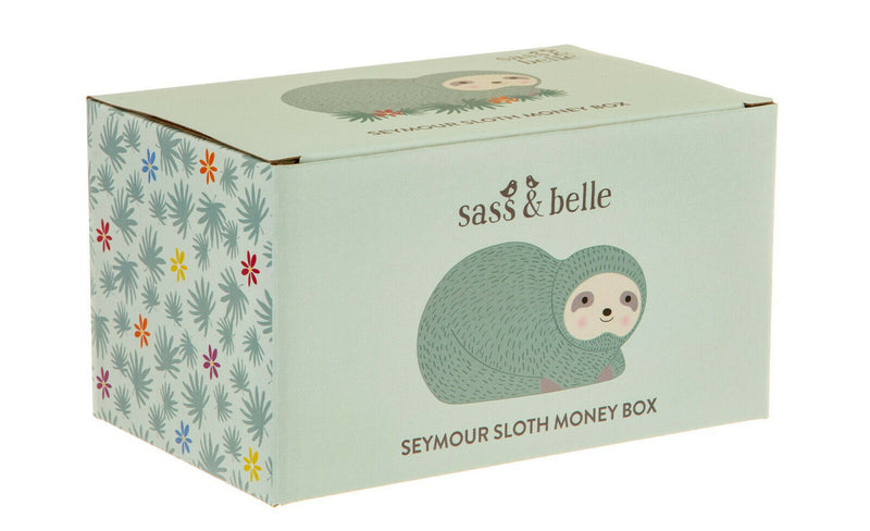 Sass and Belle Money Boxes Cash Coin Sloth Dog Cat Moon Sunflower Map Moneybox