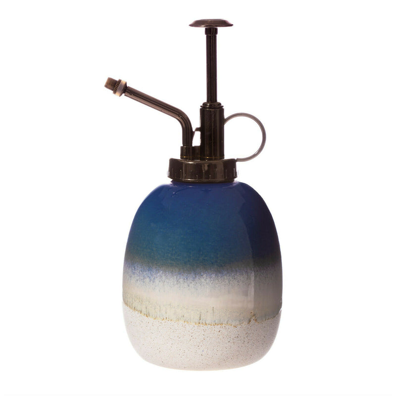 Sass & Belle Mojave Glaze Ceramic Plant Misters Grey,Green,Blue,Yellow Flowers