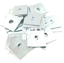 M10 & M12 50mm x 50mm x 3mm THICK SQUARE PLATE WASHERS ZINC PLATED