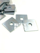 M10 x 40mm x 40mm x 5mm THICK SQUARE PLATE WASHERS ZINC PLATED 10mm x 40 x 40 x5