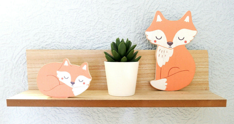 Sass and Belle Woodland Friends Fox Shelf - Childrens Bedroom Decoration Storage