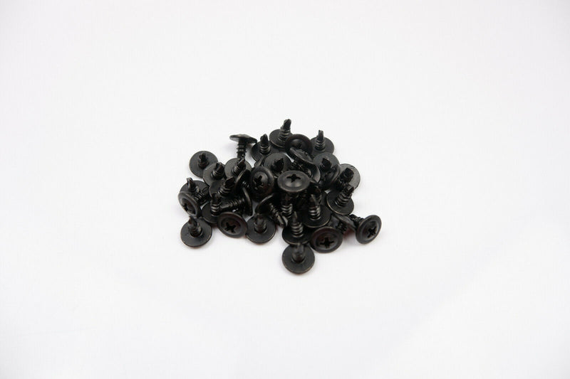 BLACK SELF DRILLING CAR INTERIOR PANEL SCREWS - SELF TAPPING ZINC