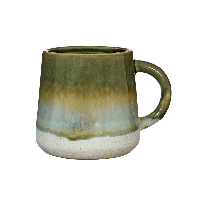 Sass & Belle Mojave Glaze Matte Green Reactive Glaze Speckled Stoneware Mug