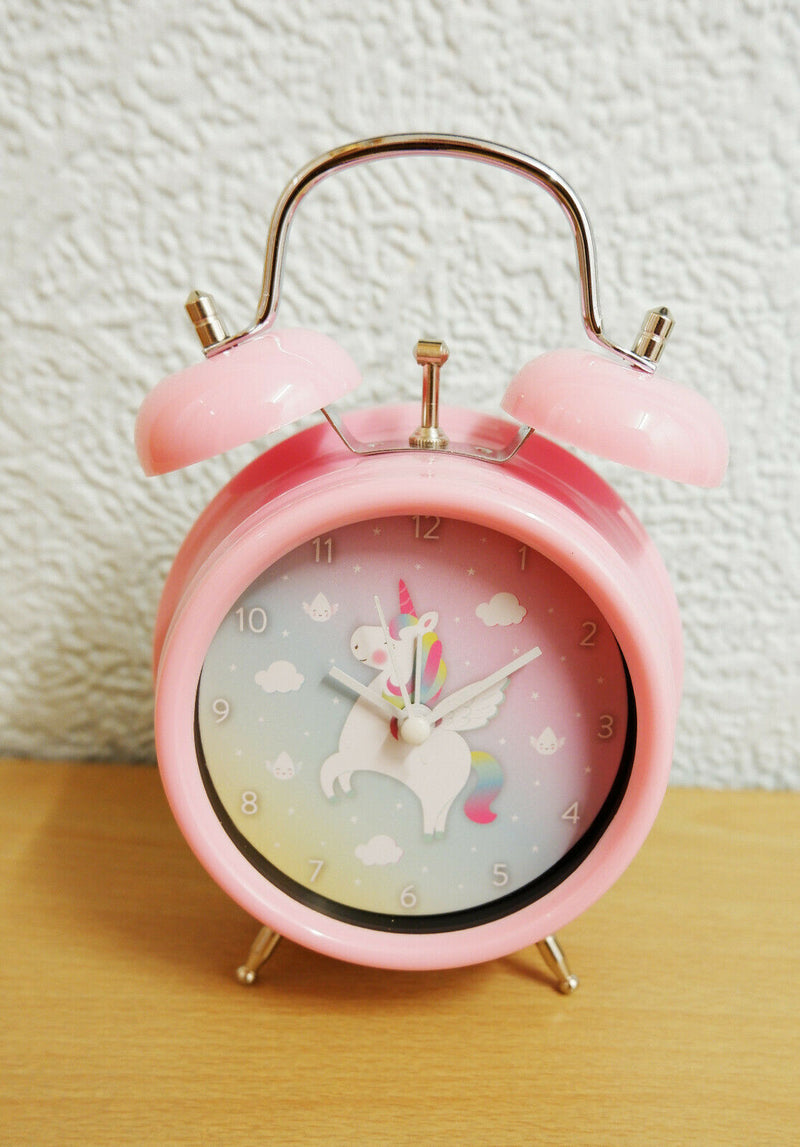 Alarm Clock for kids Bedroom, Lima Llama Rainbow Unicorn Cutie Cat Sass & Belle
