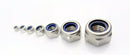 Nyloc Nylon Insert Stainless Steel Locking Nuts Nylon A2 M3 M4 M5 M6 M8 M10 M12