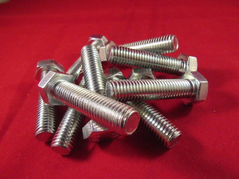 M12 x 50 FULLY THREADED SET SCREW GRADE 8.8 ZINC SCREW HEXAGON HEX HEAD BOLT