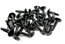 BLACK SELF DRILLING CAR INTERIOR PANEL SCREWS - SELF TAPPING ZINC