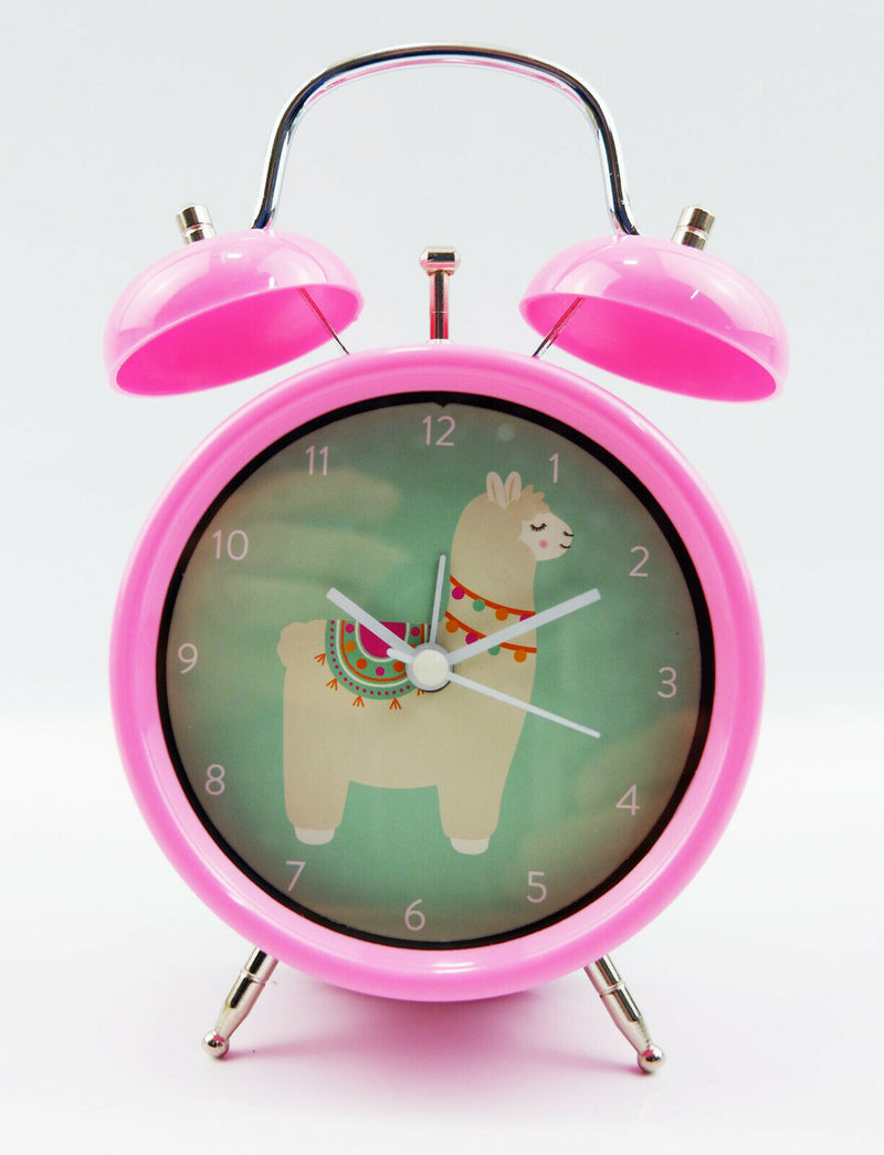 Alarm Clock for kids Bedroom, Lima Llama Rainbow Unicorn Cutie Cat Sass & Belle