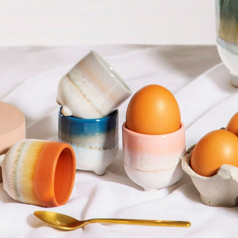 Sass & Belle Mojave Glaze Egg Cup Boiled Eggs Breakfast Easter Various Colours
