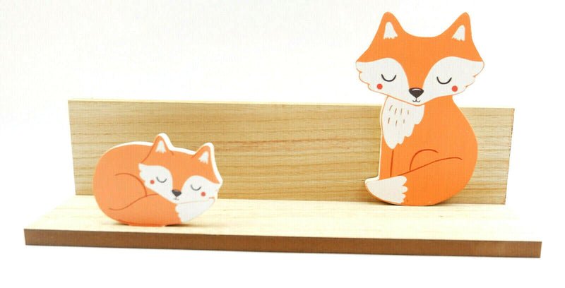 Sass and Belle Woodland Friends Fox Shelf - Childrens Bedroom Decoration Storage