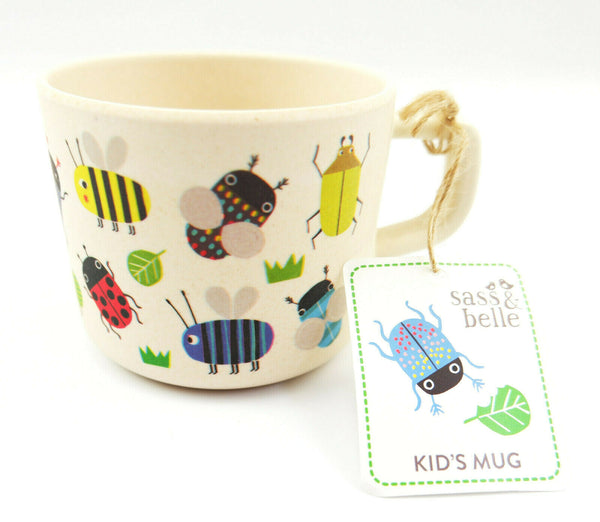 Eco Friendly Bamboo Composite Kids Cold Hot Drink Mug Cup Boys Girls Tableware