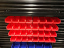 47 Piece Free Standing Storage Bin System DIY Garage Organiser