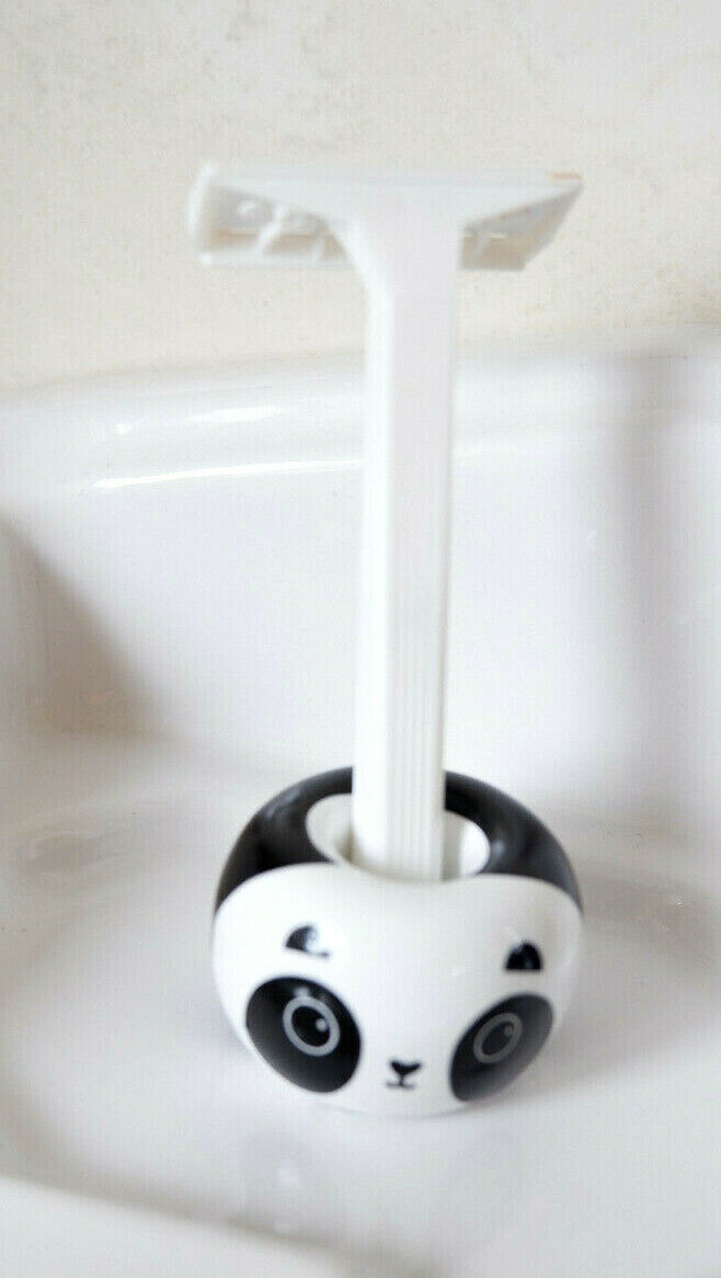 1 Cute Cat or Panda Porcelain Toothbrush Stand Holder Bathroom Pen Razor Holder