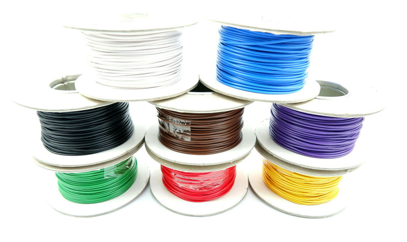 Automotive 1mm Thinwall Electrial Cable Auto Wire Thin Wall All Colours 16.5 Amp