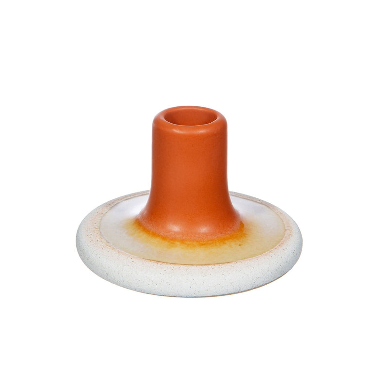 Sass & Belle Mojave Glaze Candlestick Holder Rustic Texture Various Colours