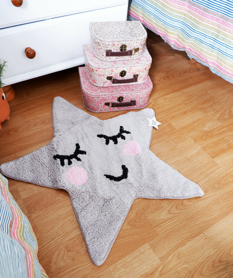 Sass & Belle Cotton Rugs Kids Childrens Bedroom Rugs Carpets Nursery Decor Gift