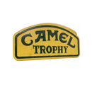 Small Camel Trophy Cast Iron Sign Plaque Wall Garage Petrol Workshop Challenge