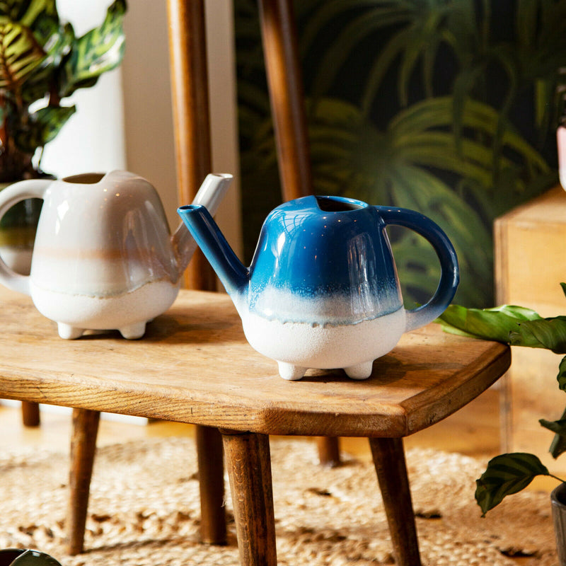 Sass & Belle Mojave Glaze Stoneware Watering Can Plants Flowers Five Colours