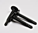 BLACK SELF DRILLING CAR INTERIOR PANEL SCREWS - SELF TAPPING ZINC