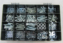 Grade 8.8 Assorted Box kit M4,M5 M6 M8 M10 Nuts And Bolts Setscrews Bright Zinc