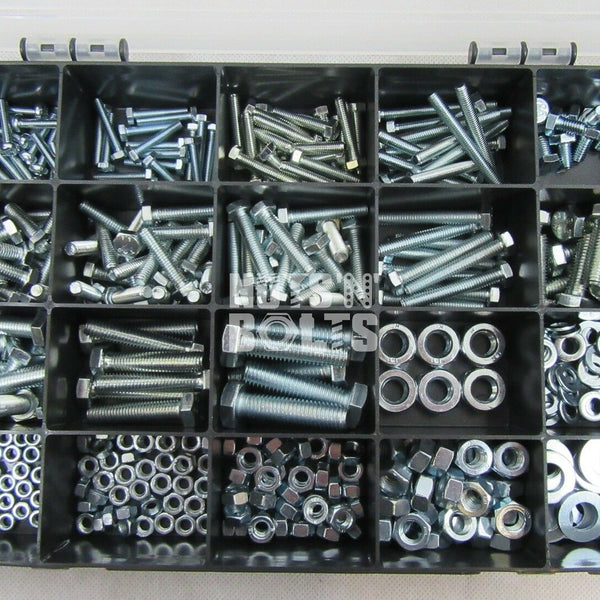 Fgruh 940pcs Grade 8.8 Hex Head Bolt Assortent Kit,4 5 6 8 Heavy - View #10