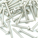 No.6 (3.5mm) POZI PAN HEAD SELF TAPPING TAPPER SCREWS ZINC WOOD SCREWS AB POINT