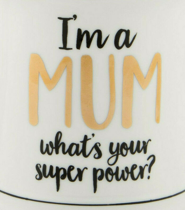 Sass & Belle I'm A Mum, What's Your Super Power? Ceramic Gift Boxed Mug Mother