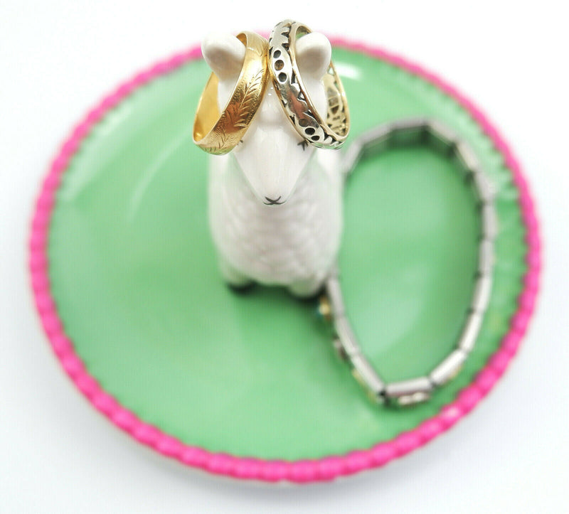 Ceramic Trinket Dish Holders Jewellery Key Rings Earring Coin Home Gift Ornament