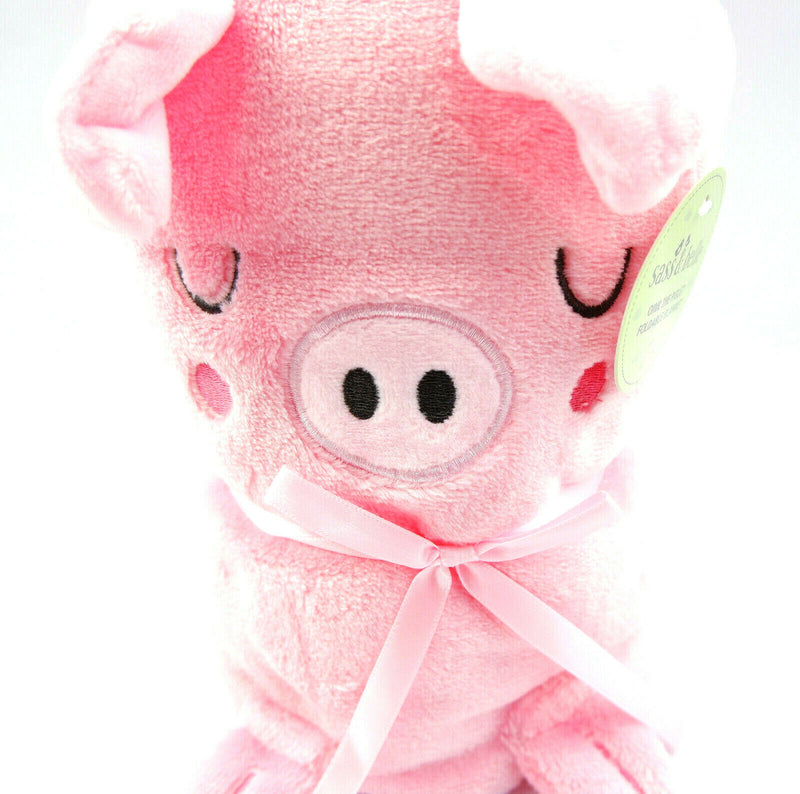 Oink The Piglet Pig Farm Baby Blanket Soft & Cute Cuddly Nursery Bed Gift