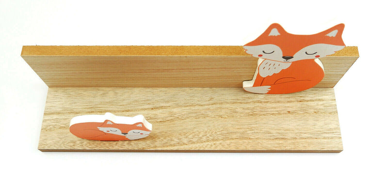 Sass and Belle Woodland Friends Fox Shelf - Childrens Bedroom Decoration Storage