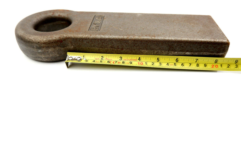 12" HEAVY DUTY EN16A WELD ON STRAIGHT TRAILER HITCH EYE - 35 Ton Towing Ring A