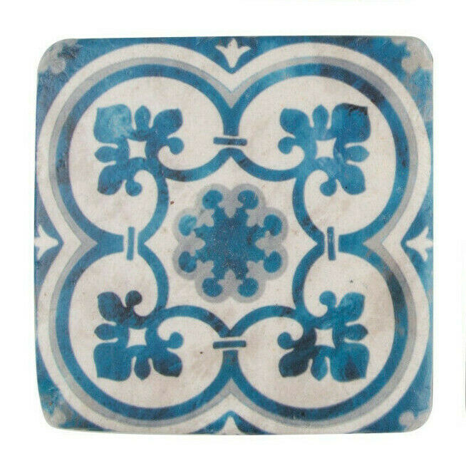 Sass & Belle Mediterranean Mosaic Santorini Coasters - Set of 4 Table Tableware
