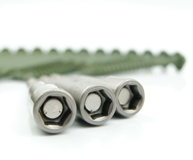 Spectre Landscape Screws Timber Sleeper Decking Fencing Fixing Hex Head 50 Pack