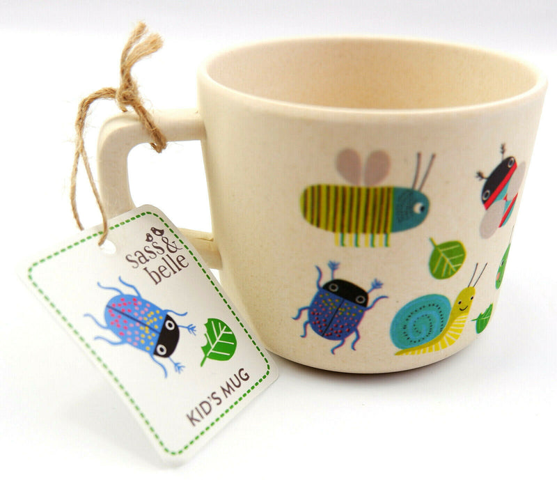 Eco Friendly Bamboo Composite Kids Cold Hot Drink Mug Cup Boys Girls Tableware