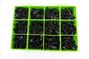 BLACK SELF DRILLING CAR INTERIOR PANEL SCREWS - SELF TAPPING ZINC