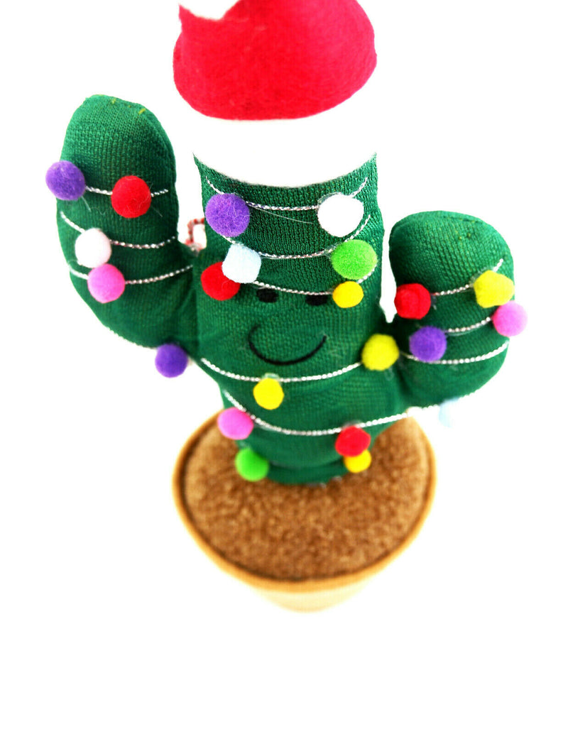 Sass and Belle Large Knitted Festive Cactus Christmas Decoration Funky