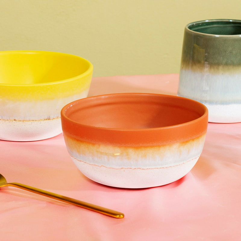 Sass & Belle Mojave Ombre Glazed Bowls Cereal, Soup, Breakfast Various Colours