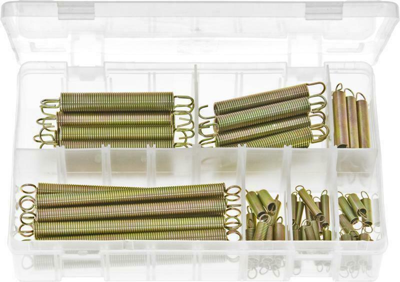 Assorted Expansion Springs - QTY 70 pcs- 7 sizes Extension Tension AB72