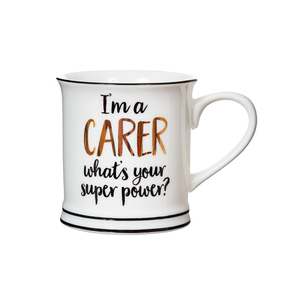 Sass & Belle I'm A Carer What's Your Super Power Stoneware Mug