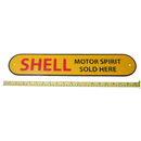 Large 51cm Shell Cast Iron Sign Plaque Door Wall Garage Gate Petrol Fuel Oil