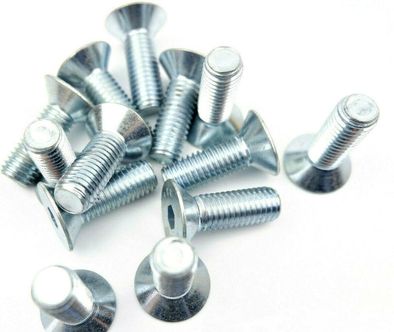 M10 x 30 COUNTERSUNK SCREWS HIGH TENSILE 10.9 ZINC ALLEN SOCKET BOLTS 10 x 30mm