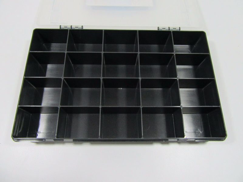 WHAM Plastic Storage Box Case Organiser Assorted Compartments Screw Bits