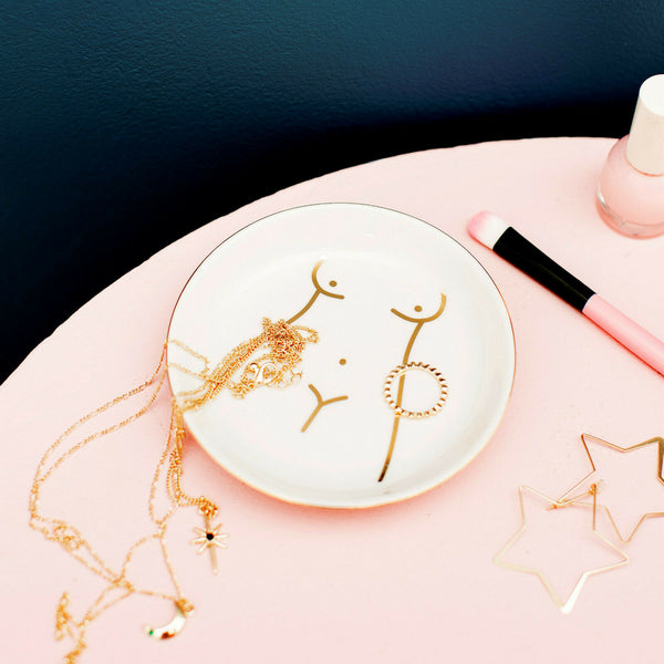 Ceramic Trinket Dish Holders Jewellery Key Rings Earring Coin Home Gift Ornament