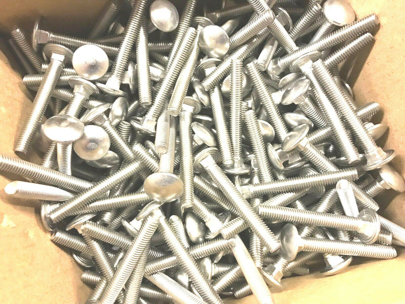 M5 x 40 5mm STAINLESS STEEL A2 CARRIAGE BOLTS / CUP SQUARE COACH SCREWS DIN 603