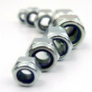 Metric Fine Extra Fine 10.9 Grade High Tensile Nyloc Nuts M8 To M24 Bright Zinc